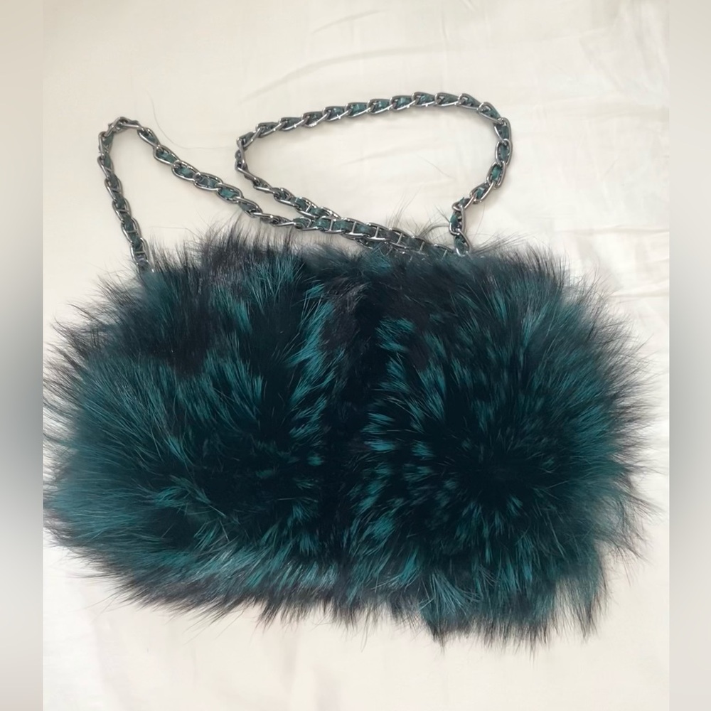 Prada Green Bag In Fox And Lizard